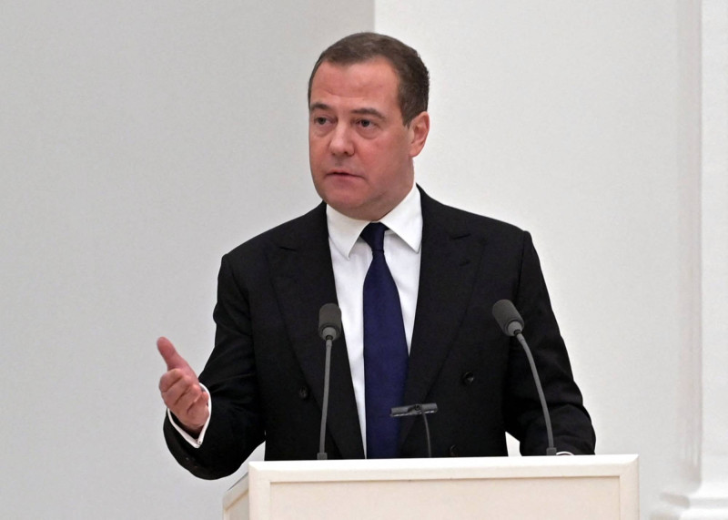 Dmitri Medvedev. AFP.