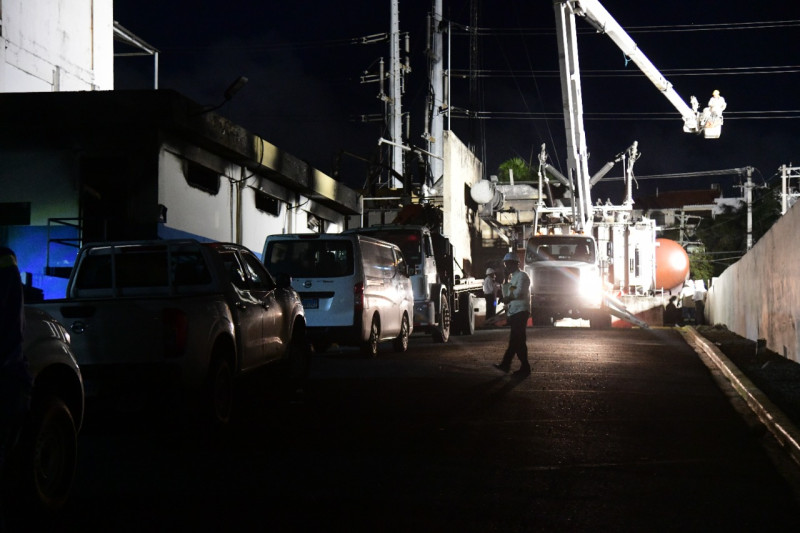 Apagones en Santo Domingo.
