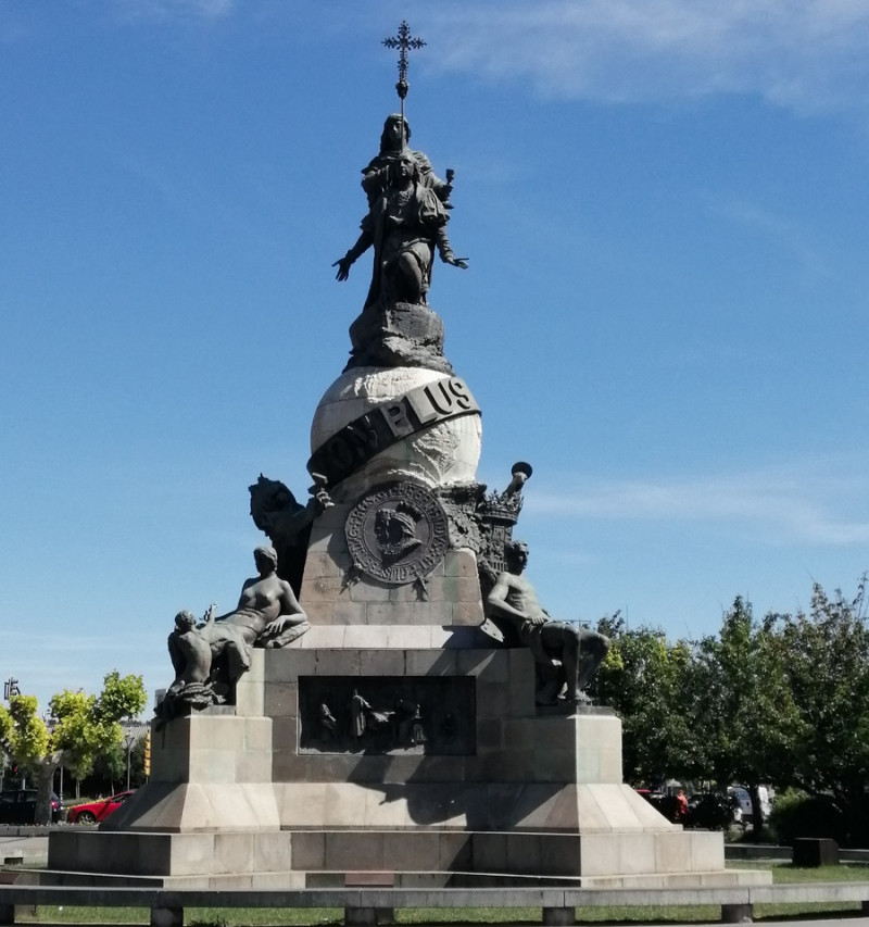Monumento a Cristóbal Colón, en Valladolid. Foto: Alexis Ramos B.