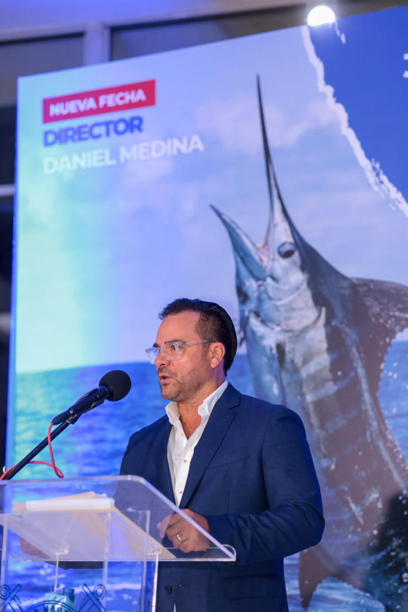 Daniel Medina es el director de la trigésimoprimera edición del Torneo Internacional de Pesca al Marlin Azul.