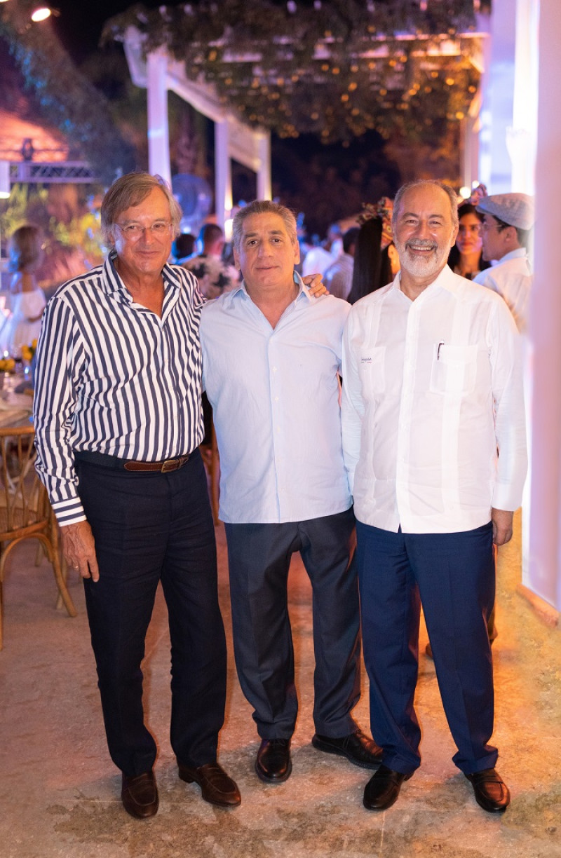 Antonio Hernández, Fernando Hazoury y Stefano Queirolo