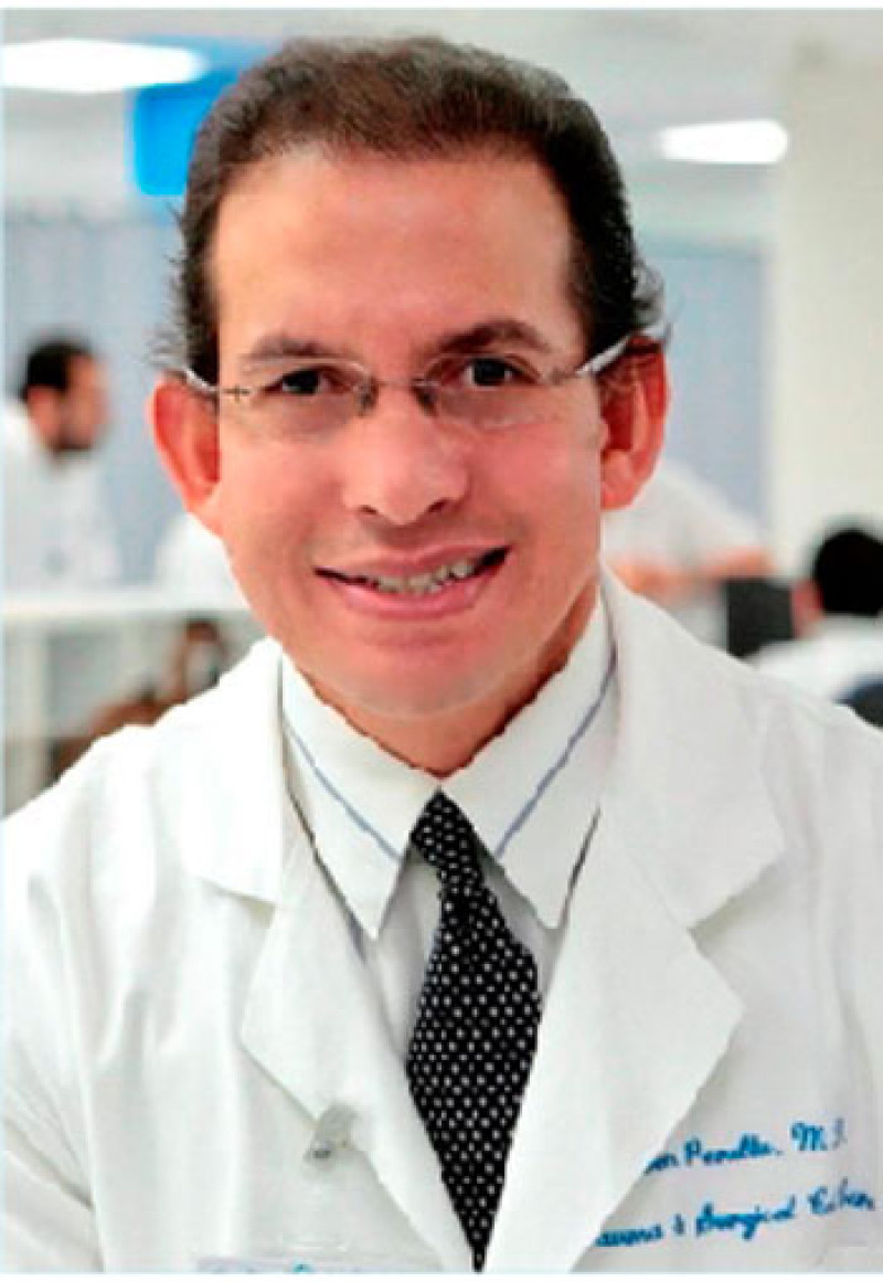Rubén Peralta, especialista en cirugía de trauma
