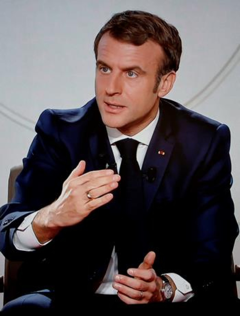 Emmanuel Macron, presidente de Francia. Foto: Archivo Listín Diario.