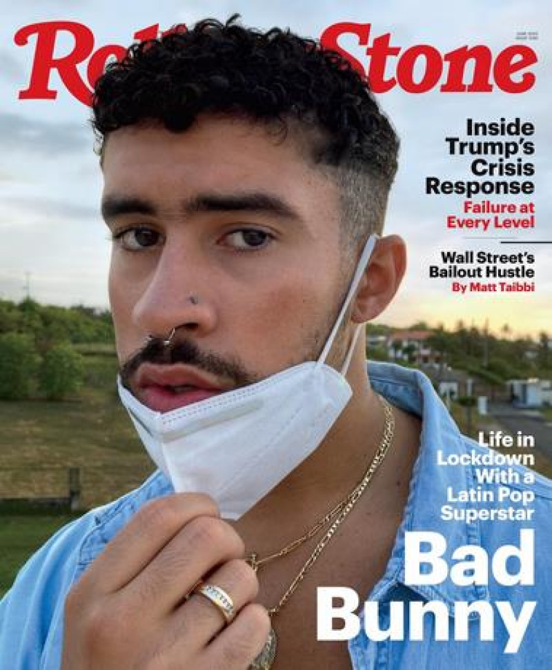 Bad Bunny en la portada de Rolling Stone