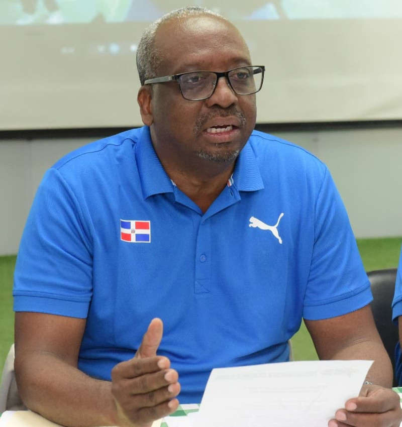 Gerardo Suero Correa, presidente de la Federación Dominicana de Atletismo.