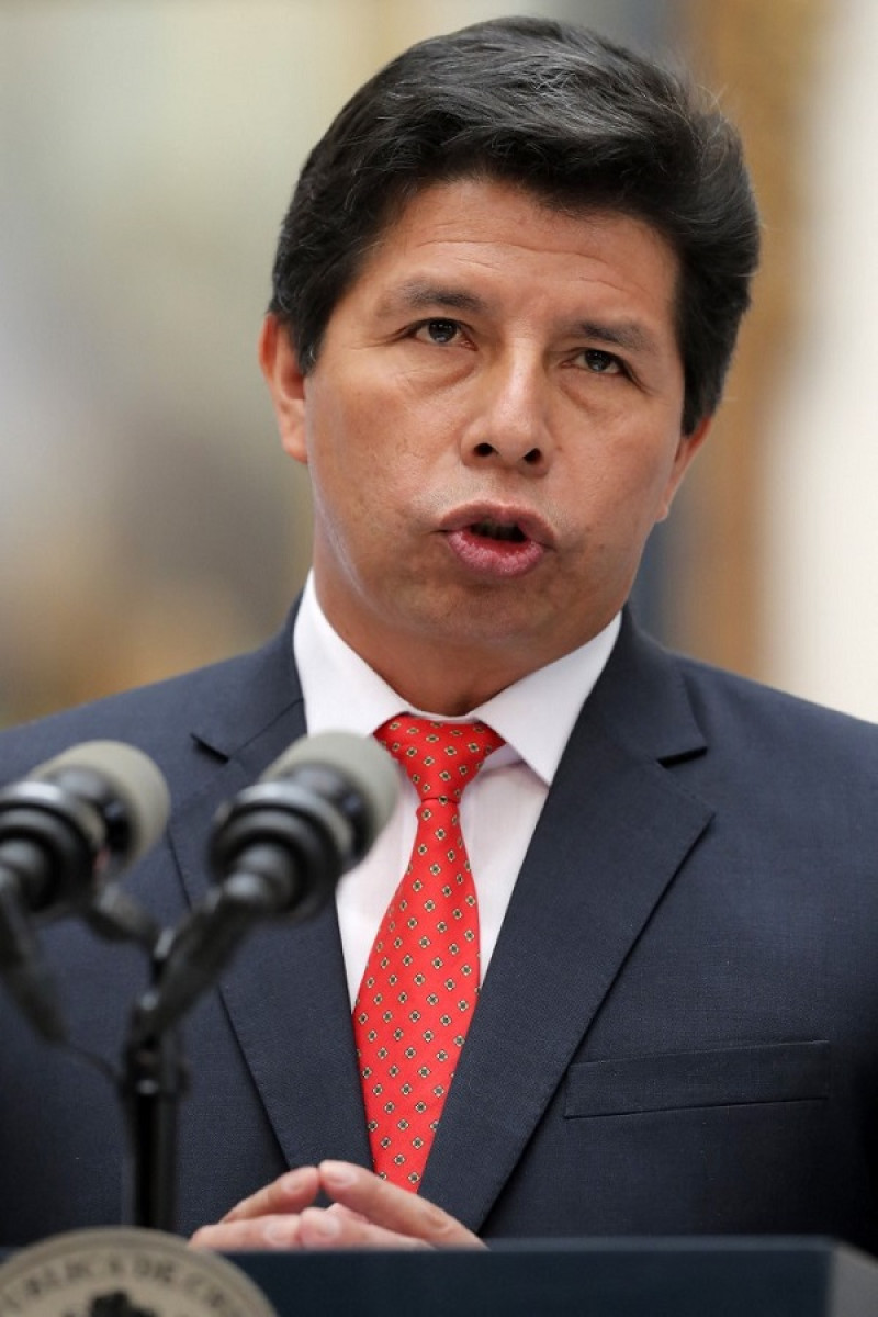 Foto de AFP- Presidente de Perú Pedro Castillo