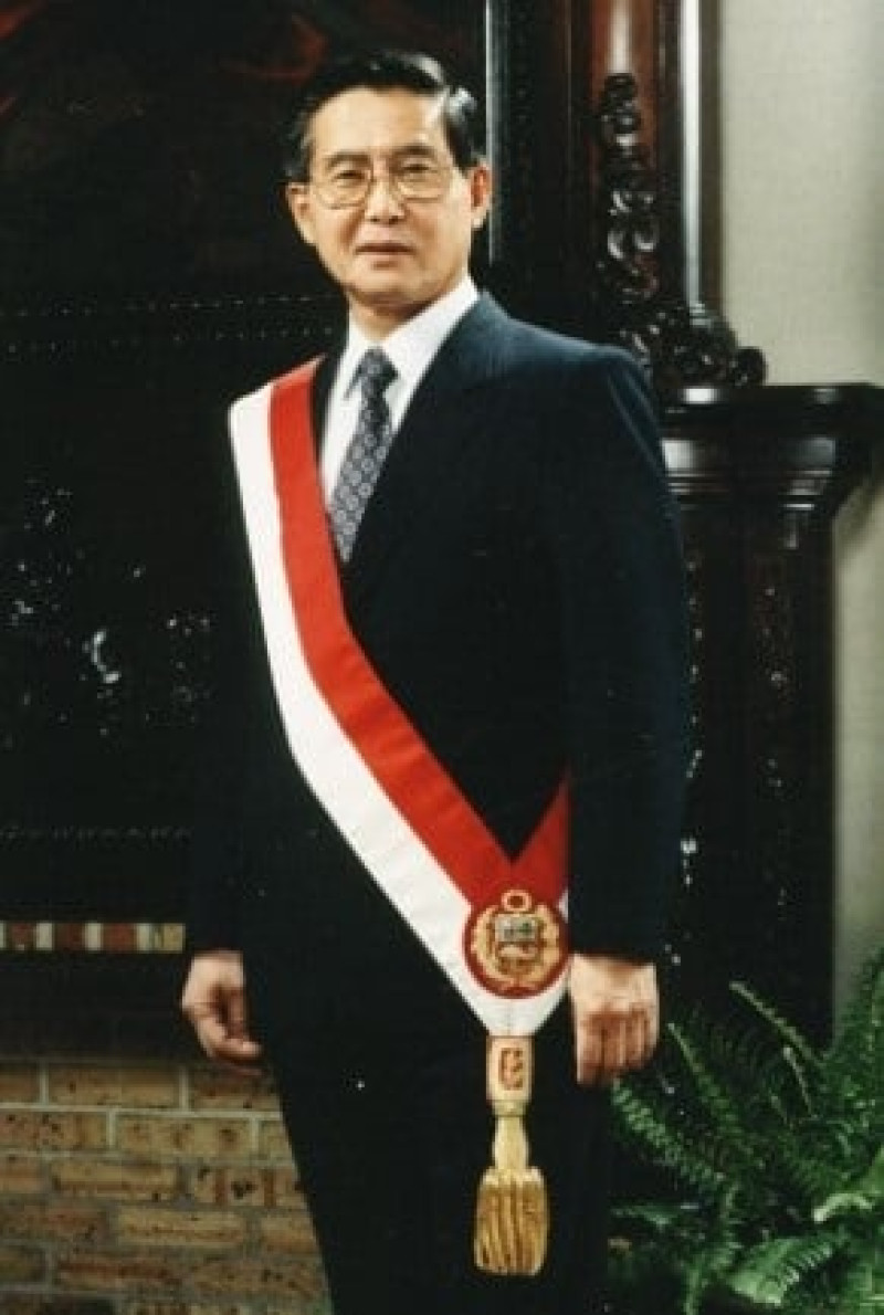 Alberto Fujimori, expresidente de Perú. Foto AFP