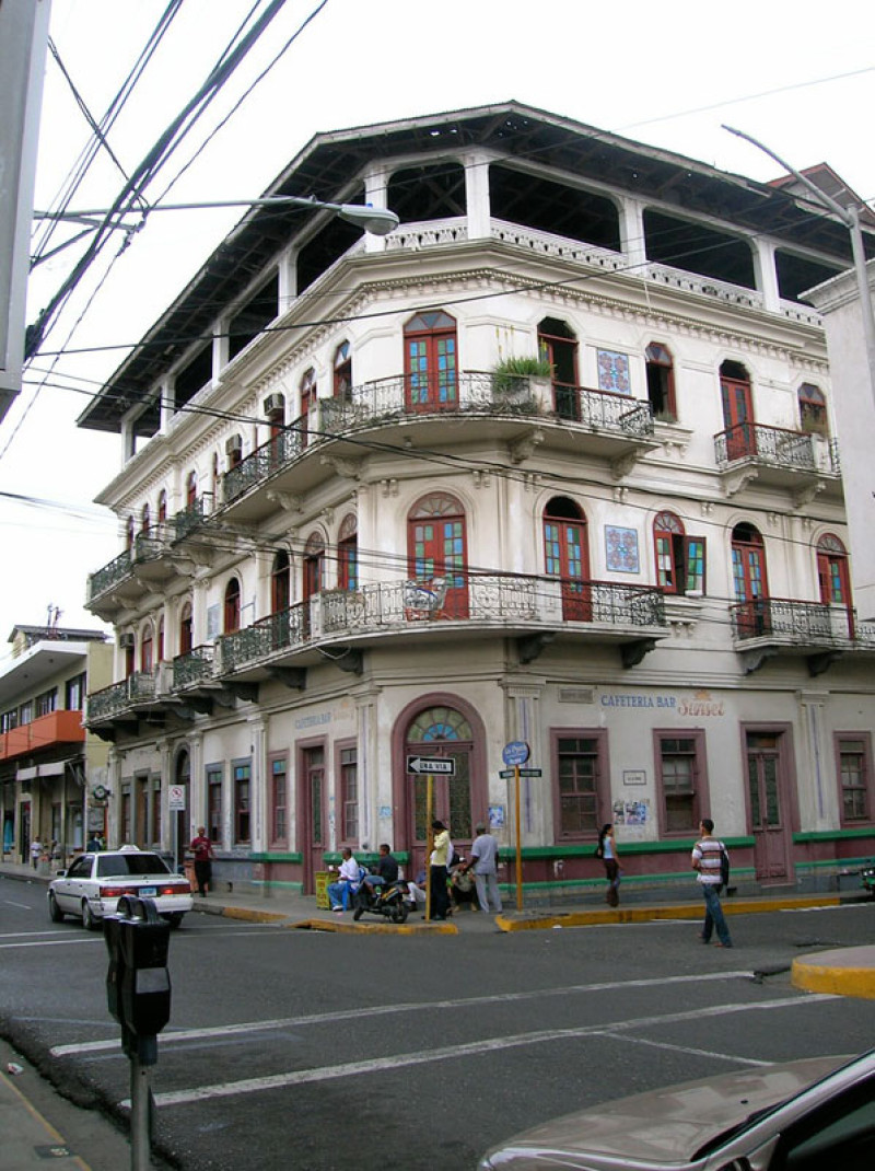 Una vista de parte del centro histórico de la ciudad de Santiago. / Archivo