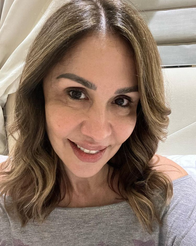 Mariasela Álvarez sin filtro ni  maquillaje. Foto: Instagram