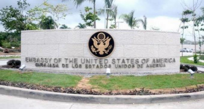 La embajada de los Estados Unidos en República Dominicana/ Listín Diario