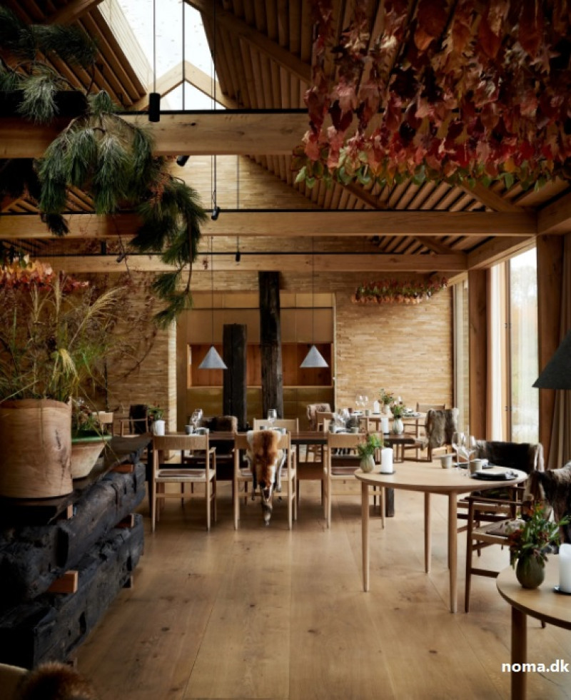 Interior del restaurante. Foto: noma.dk