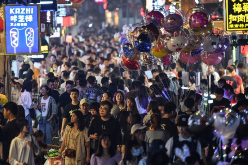 Población china. AFP