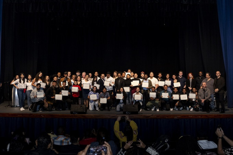 29 estudiantes resultan becados a través del programa de capacitación musical ‘Berklee en Santo Domingo’. Foto: Fuente externa