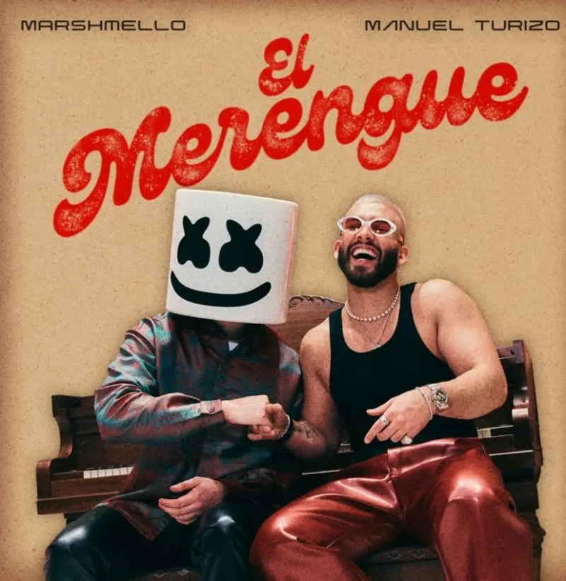 El colombiano Manuel Turizo hizo el lanzamiento de su nuevo corte musical “El Merengue”, el que grabó junto al productor y DJ estadounidense Marshmello una fusión entre el tradicional ritmo de merengue y sonidos electrónicos.