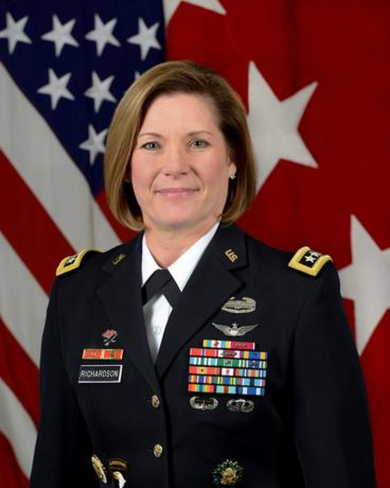 Laura Richardson, jefa del Comando Sur de Estados Unidos. Foto: Archivo de Listín Diario