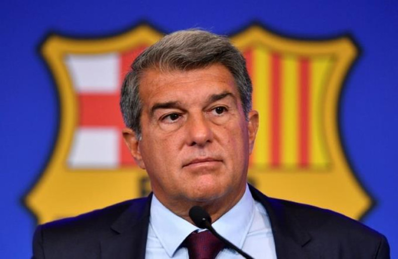 Joan Laporta, presidente del FC Barcelona. AFP.