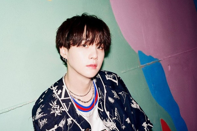 Suga, uno de los integrantes de la popular banda surcoreana BTS.