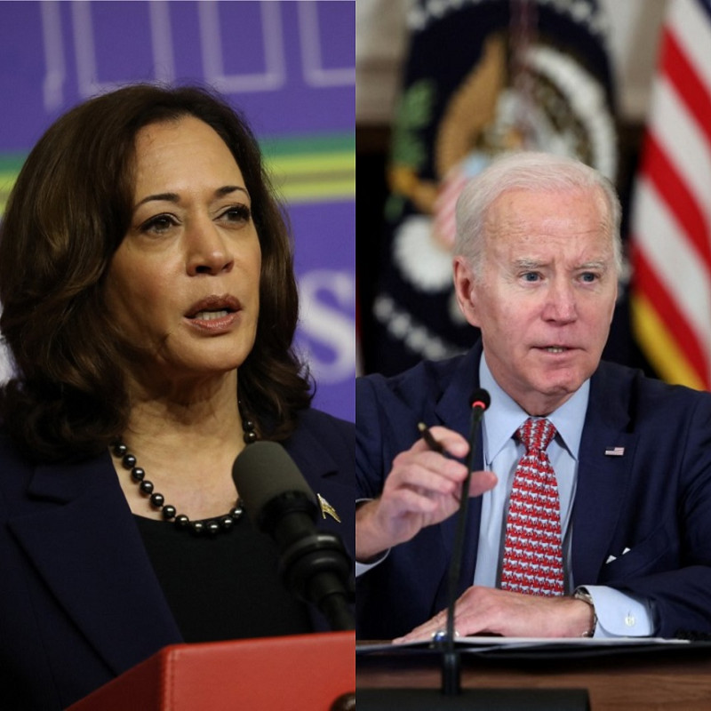 Joe Biden y su vicepresidenta Kamala Harris. Fotos: AFP.