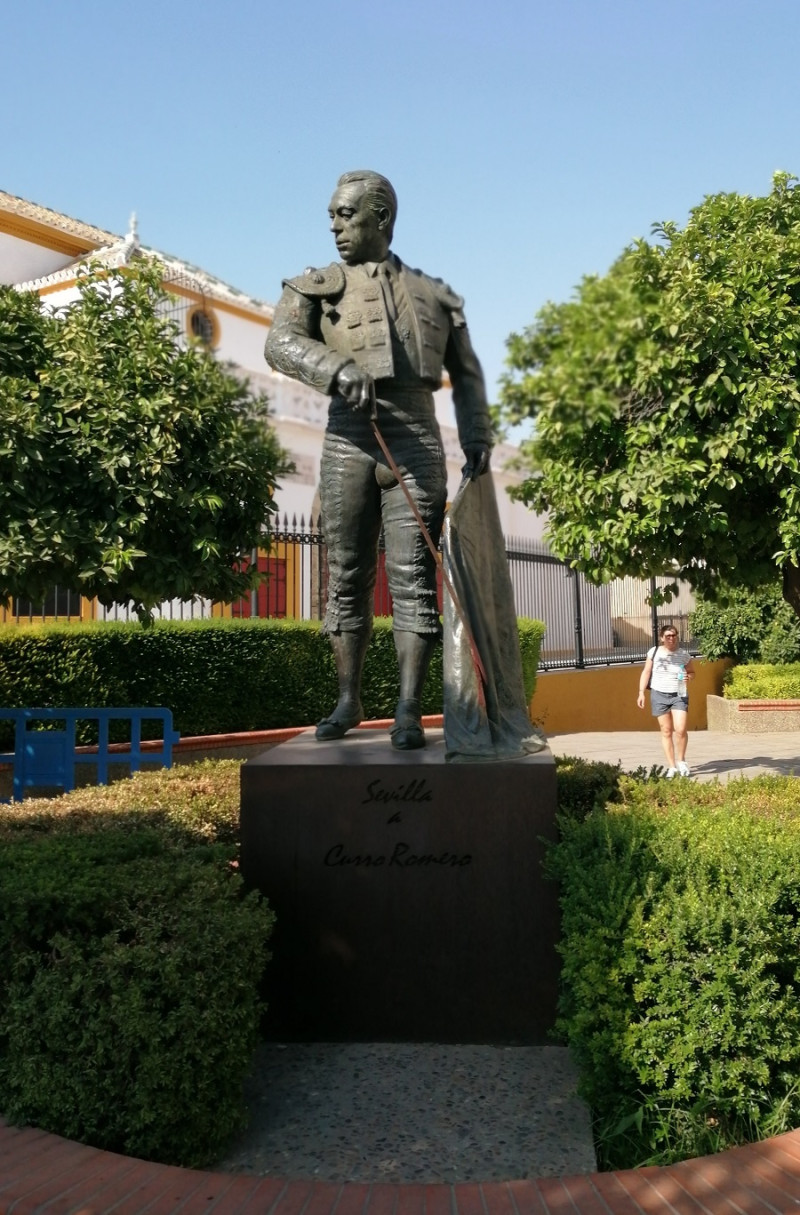 Estatua de Curro Romero. Carmenchu Brusíloff