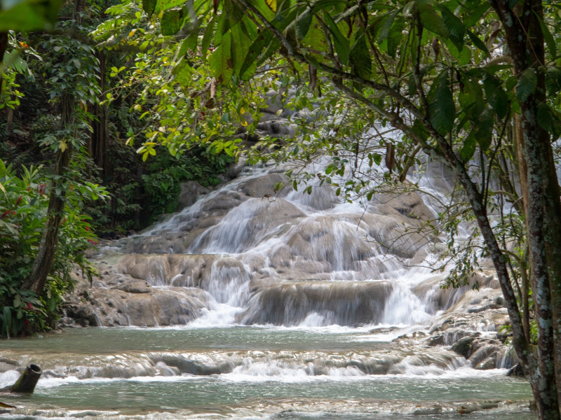 Cascadas del río Dunn, en Ocho Ríos, Jamaica. IStock