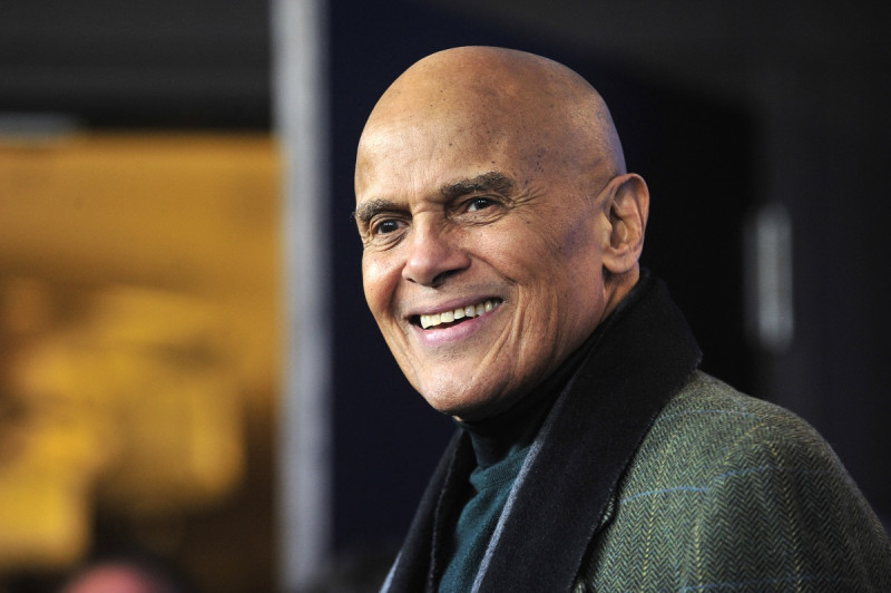 En esta foto de archivo tomada el 12 de febrero de 2011, el cantante estadounidense Harry Belafonte posa durante una sesión de fotos para fotógrafos de su película "Sing Your Song" de la directora Susanne Rostock en Berlín el tercer día del festival internacional de cine Berlinale.