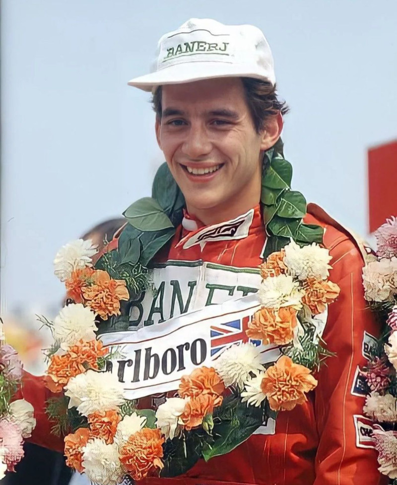 Ayrton Senna, tricampeón de la Fórmula 1.