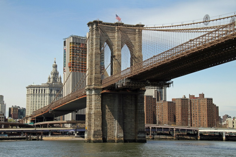 Puente de Brooklyn en Nueva York