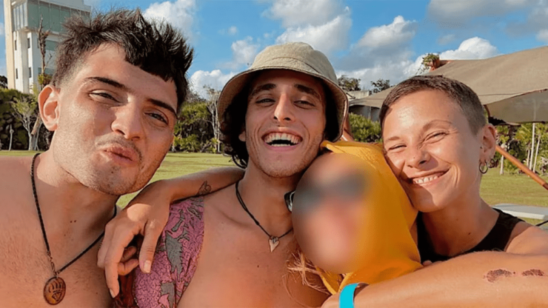 Santiago Lastra (22), Benjamín Gamond (23) y Macarena Elía González (29), los tres turistas argentinos atacados en México