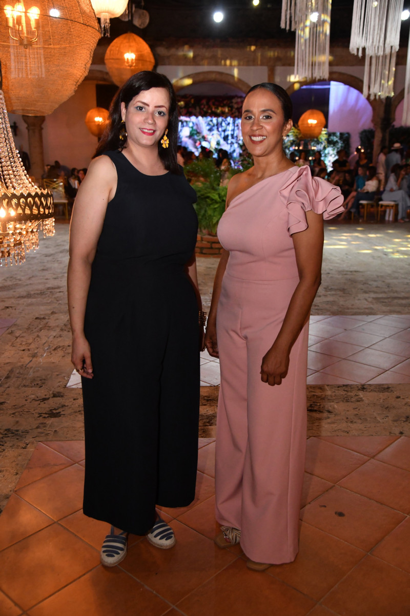 Omayra Ramírez y Evelyn Jiménez.