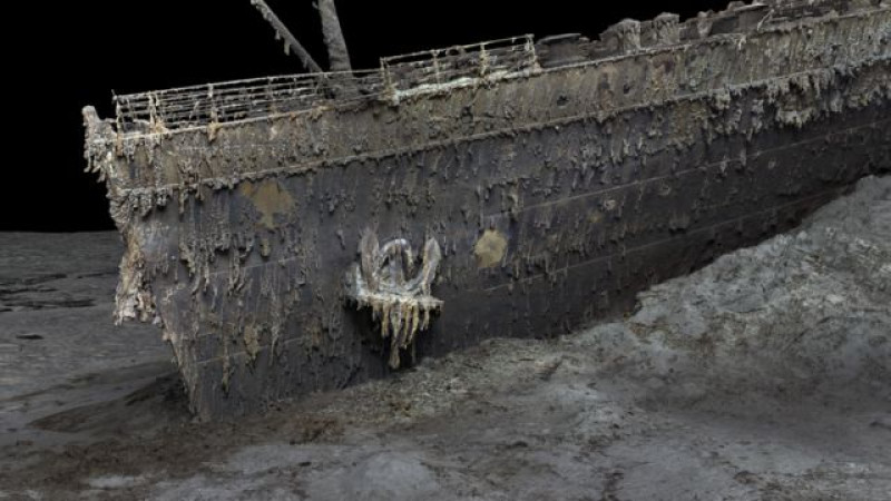 El primer escaneo a tamaño completo del Titanic fue publicado por la BBC este miércoles 17 de mayo de 2023.