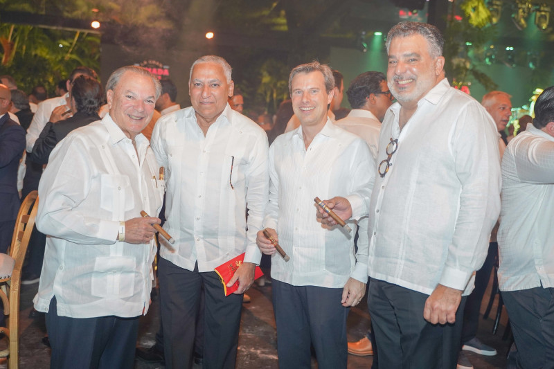 Frank Rainieri, Julio Canó, Marco Cabral y Enrique de Marchena.