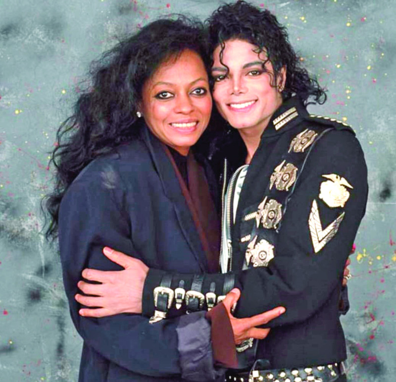 Diana Ross y Michael Jackson