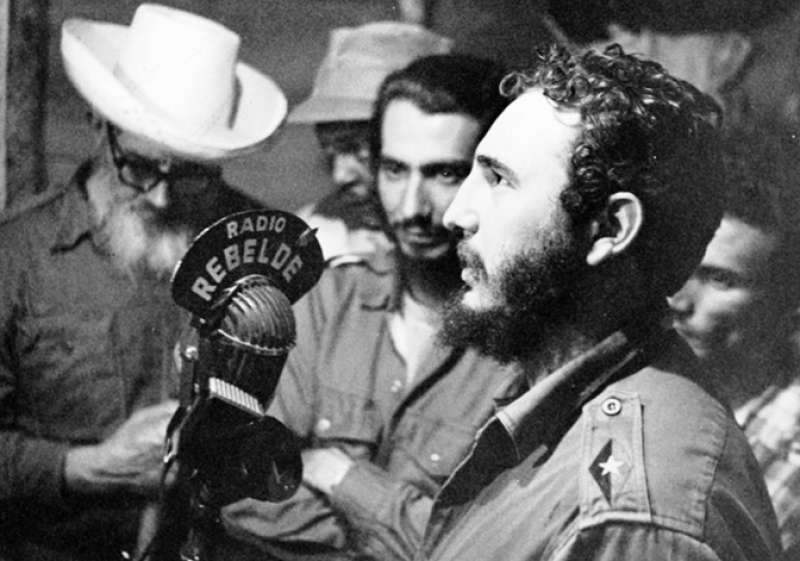 Fidel Castro, líder de la revolución cubana, durante uno de los actos en La Habana en los primeros años del gobierno socialista.