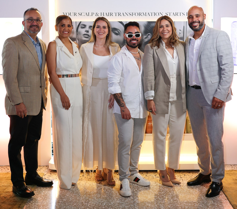 Arnaldo Rodríguez, Dayana Rodríguez, Stephanie Hernández, Zaid Xavier, Ámbar Hernández y Jorge Montes.