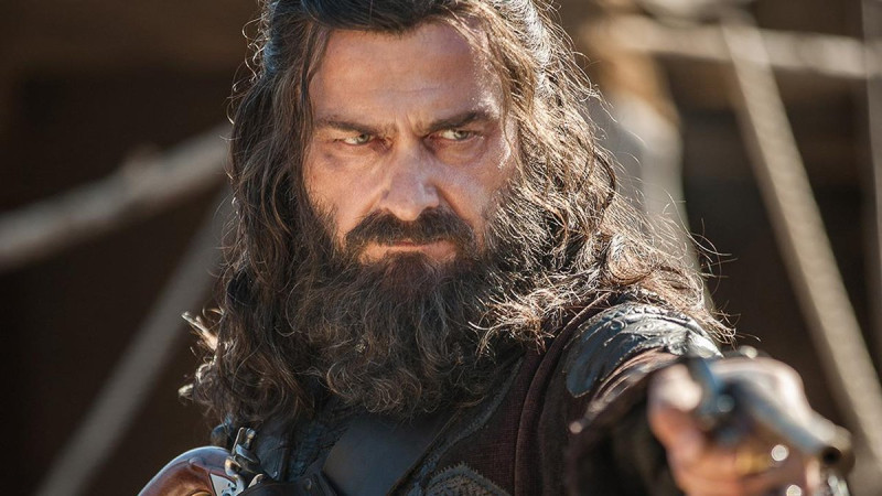 Ray Stevenson en su rol en "Thor".