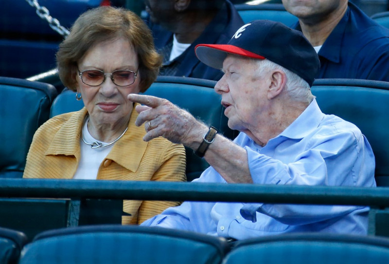 ex primera dama de EE.UU. Rosalynn Carter y el expresidente Jimmy Carter