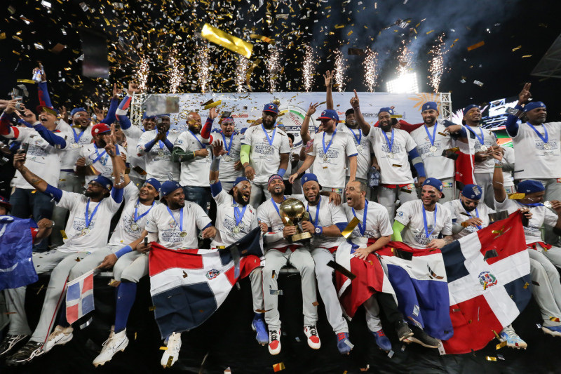 El equipo de la República Dominicana, representado por los Tigres del Licey, ganaron la corona de campeón en la pasada Serie del Caribe "Gran Caracas 2023".