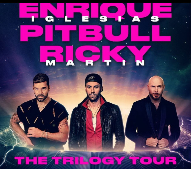 Enrique Iglesias, Ricky Martin y Pitbull estarán juntos de gira.