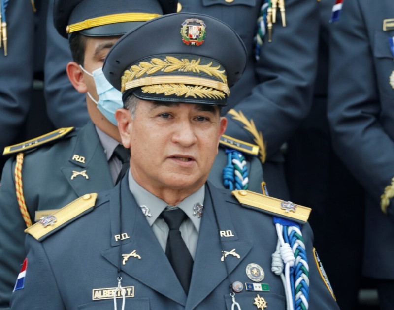 Mayor general Eduardo Alberto Then, director general de la Policía Nacional.