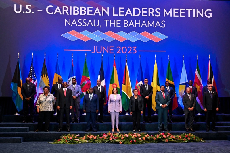Abinader concluyó su participación en la reunión con los miembros de la Comunidad del Caribe (Caricom)