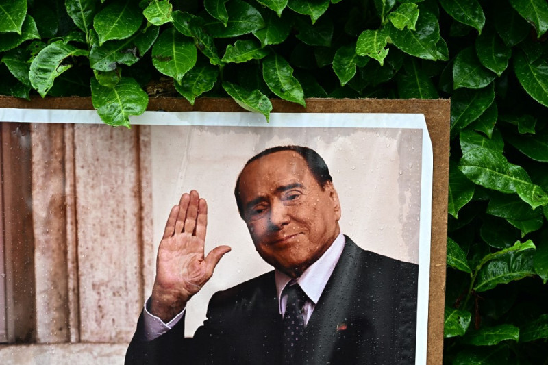Retrato del exprimer ministro italiano Silvio Berlusconi