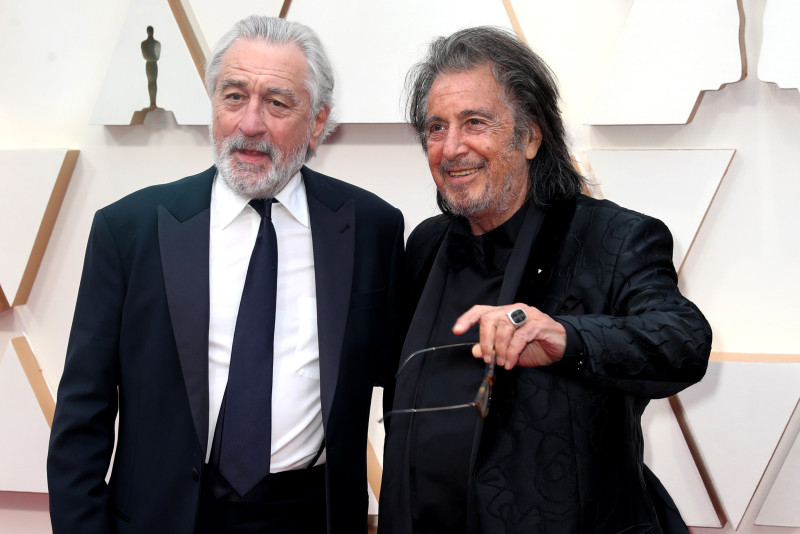 Robert De Niro y Al Pacino, dos actores que presumen de una nueva paternidad a los 79 y 83 años respectivamente.