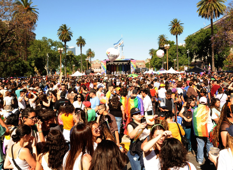 Marcha del orgullo LGBTI+ en Buenos Aires