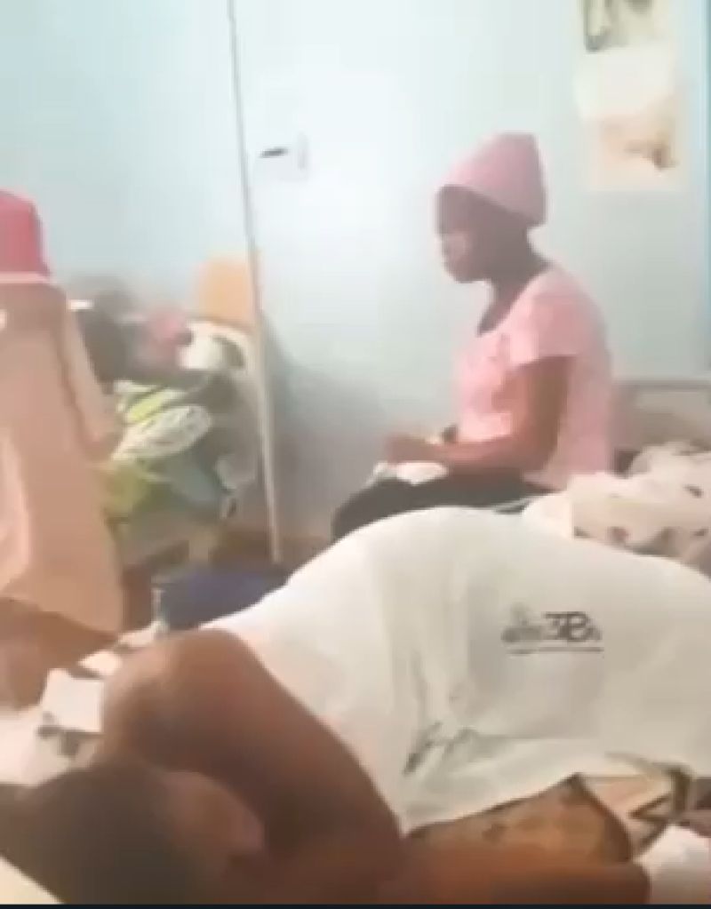 Caputa de video de la denuncia en el Hospital Materno Infantil La Altagracia