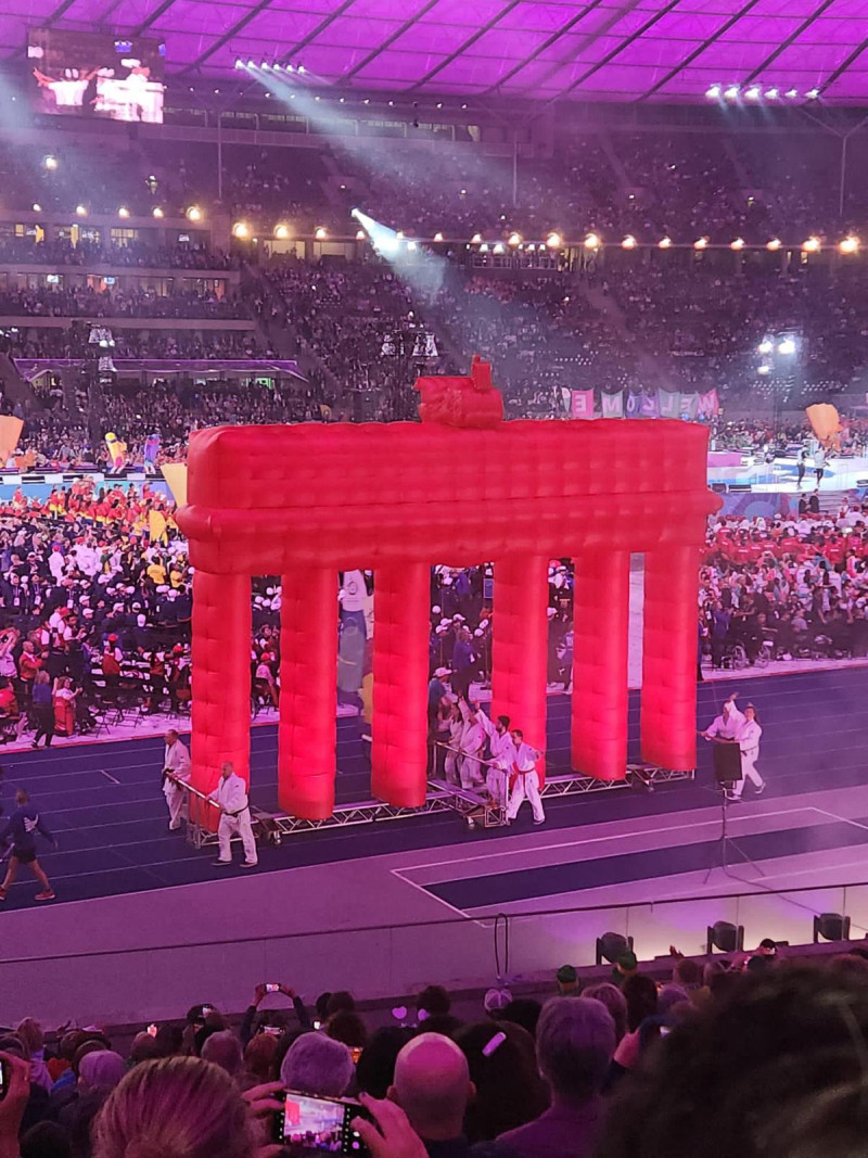 Imagen de la majestuosa ceremonia de inauguración de los Juegos.
