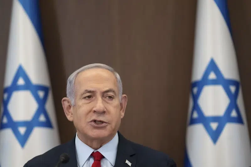 El primer ministro israelí Benjamin Netanyahu dirige una reunión de su Gabinete en Jerusalén, ayer.