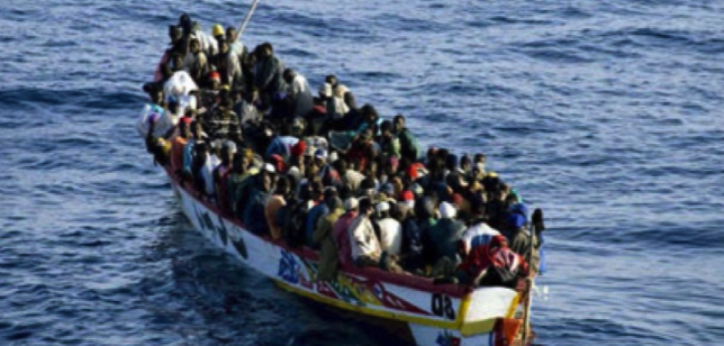 Migrantes africanos llegan a Europa