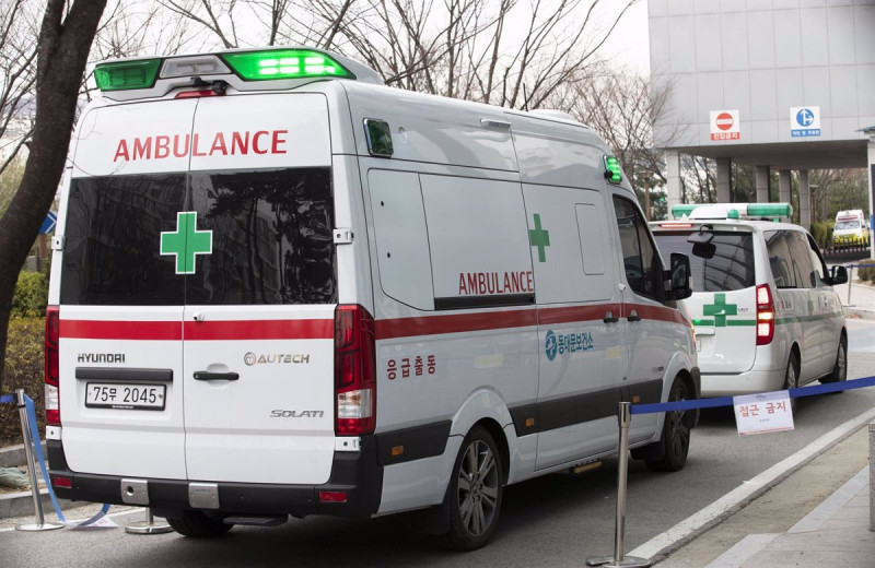Ambulancia en Corea del Sur