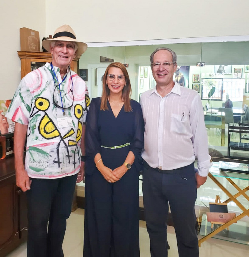 Manuel Darío Franco, Claritza Rochtte y Claudio García