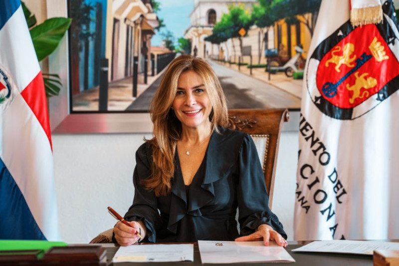 Carolina Mejía, alcaldelsa del Distrito Nacional.